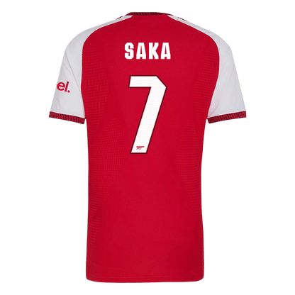 Versão do Jogador SAKA #7 Arsenal Casa Futebol Camisas 2026/27 Vermelho - UCL