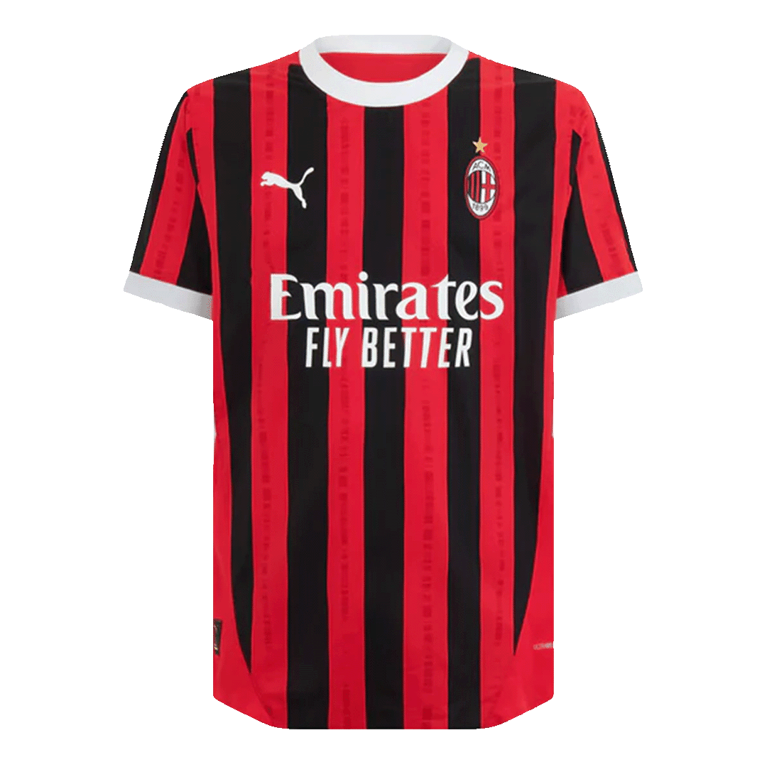 Camisola de futebol aut¨ºntica RAFA LEAO #10 AC Milan Home 2024/25