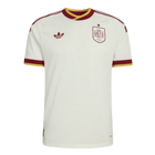 Versão do Jogador Espanha Fora Copa do Mundo Futebol Camisas 2026 Branco