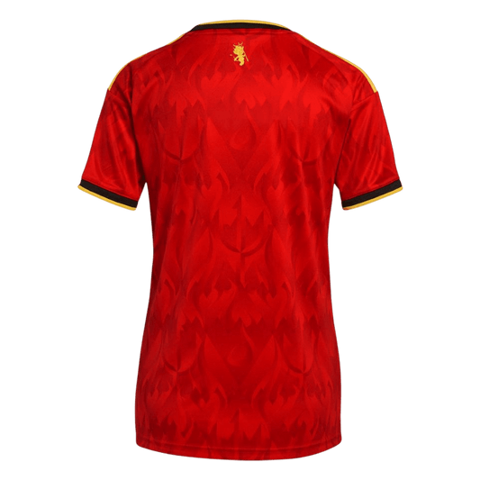 Mulheres Belgium Principal Camisa Copa do Mundo 2026 Vermelho - camisola de futebol para adeptos em