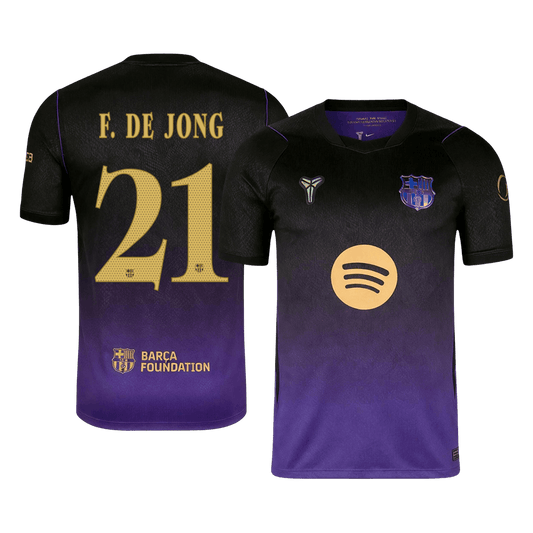 F. DE JONG #21 Barcelona Fora Camisa 2026/27 UCL