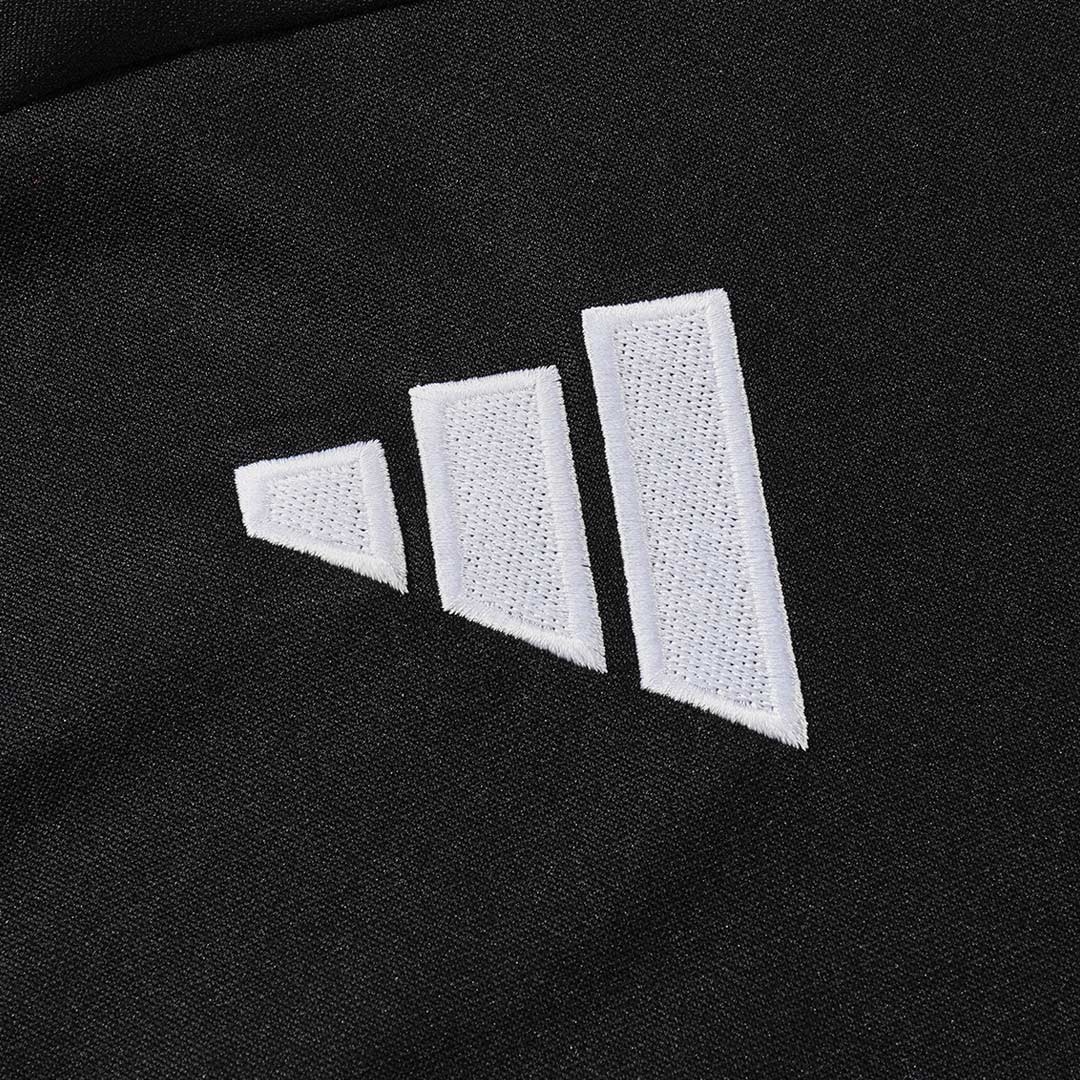 Real Madrid Zíper Moletom Conjunto (Top+Calças) 2025/26 Preto