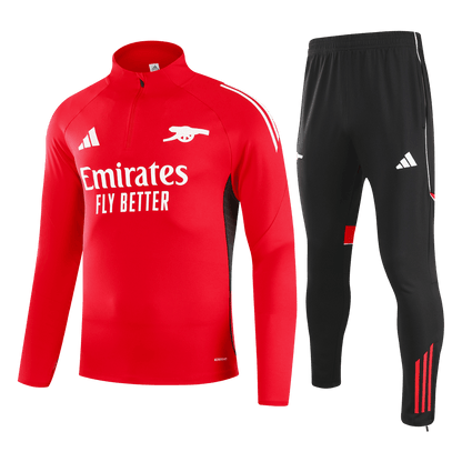 Arsenal Infantil Zíper Moletom Conjunto (Top+Pants) 
 2025/26 Vermelho