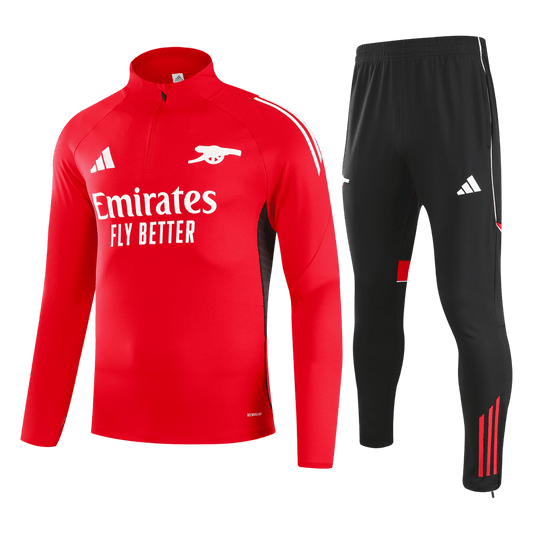 Arsenal Infantil Zíper Moletom Conjunto (Top+Pants) 
 2025/26 Vermelho