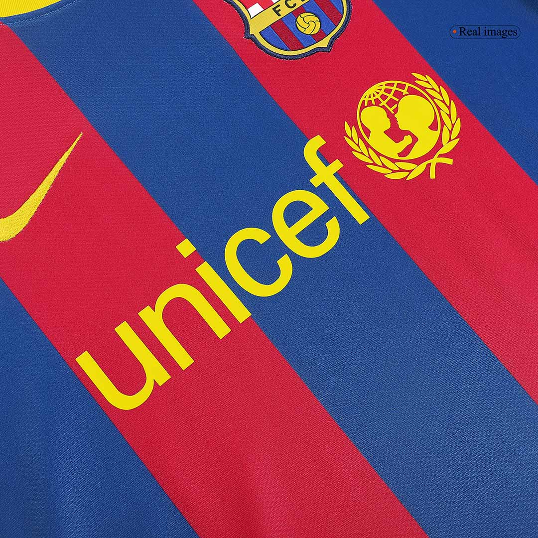 MESSI #10 Barcelona Retro Jersey Home Soccer Shirt 2010/11