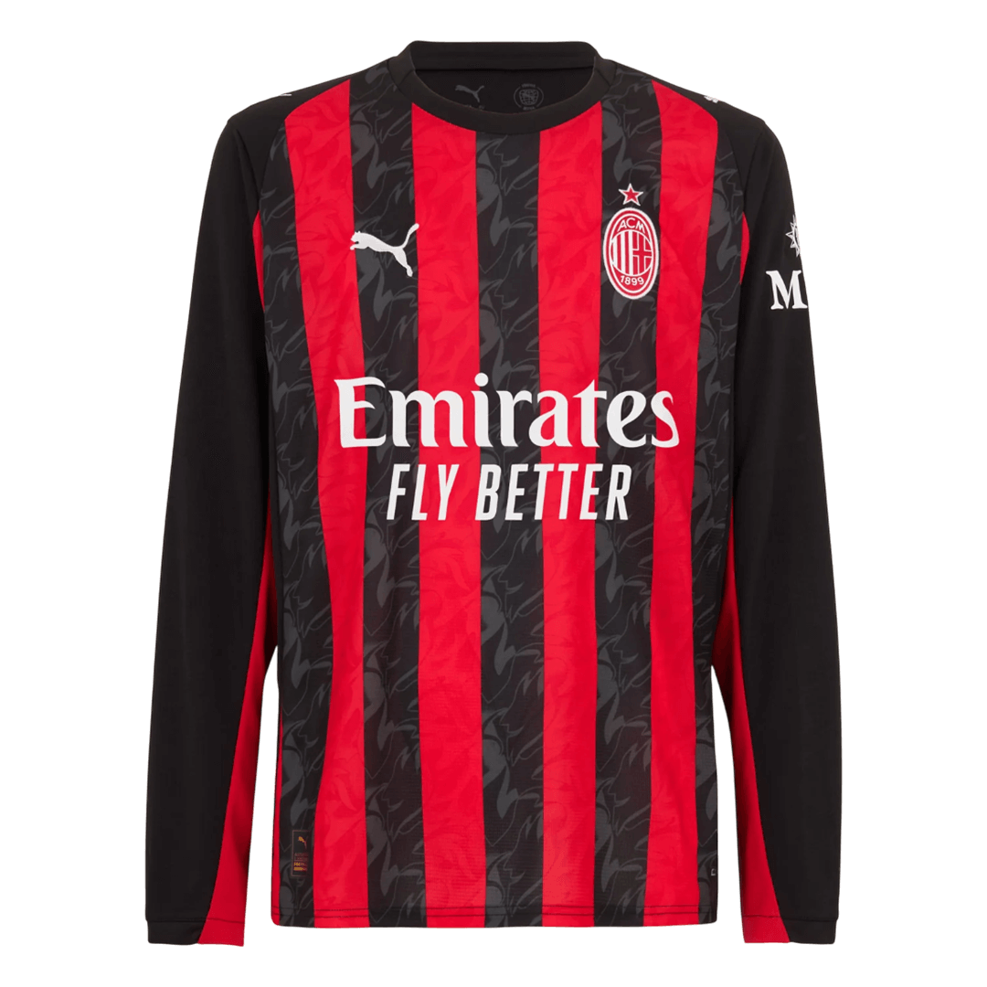 AC Milan Casa Manga comprida Camisa 2025/26