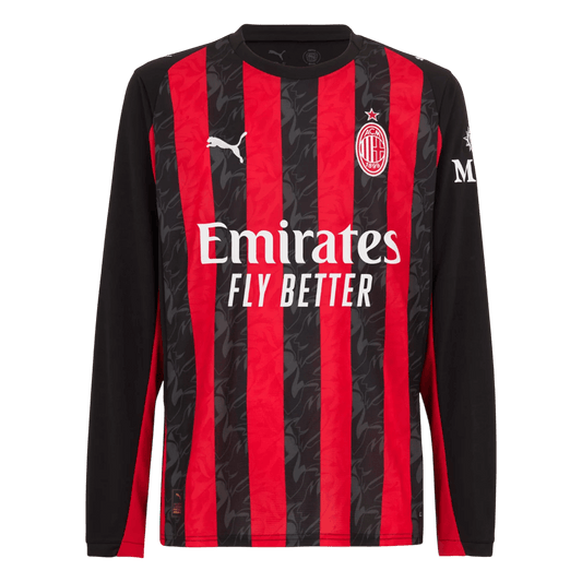 AC Milan Casa Manga comprida Camisa 2025/26