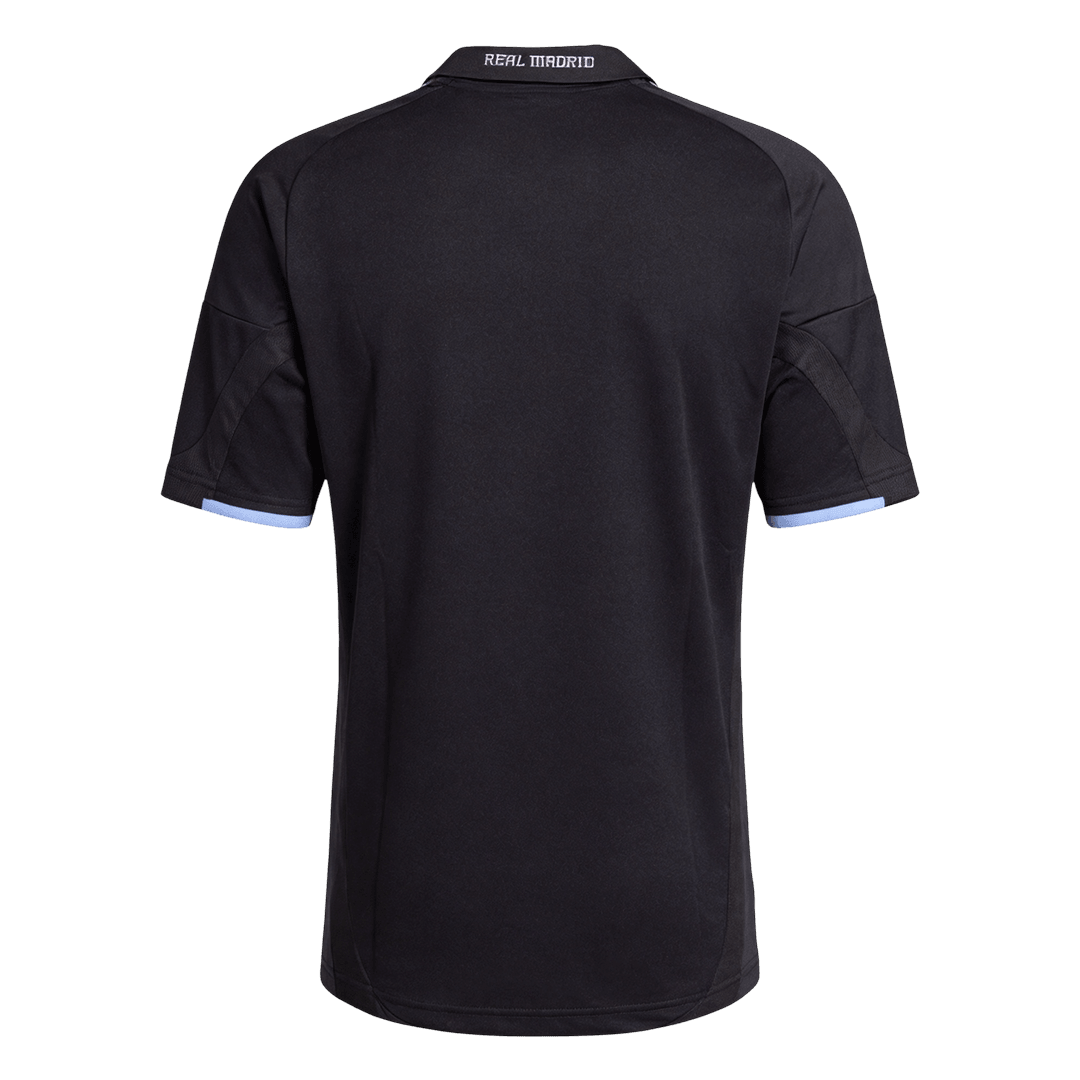 Retrô Real Madrid Fora Camisa 2009/10 Preto